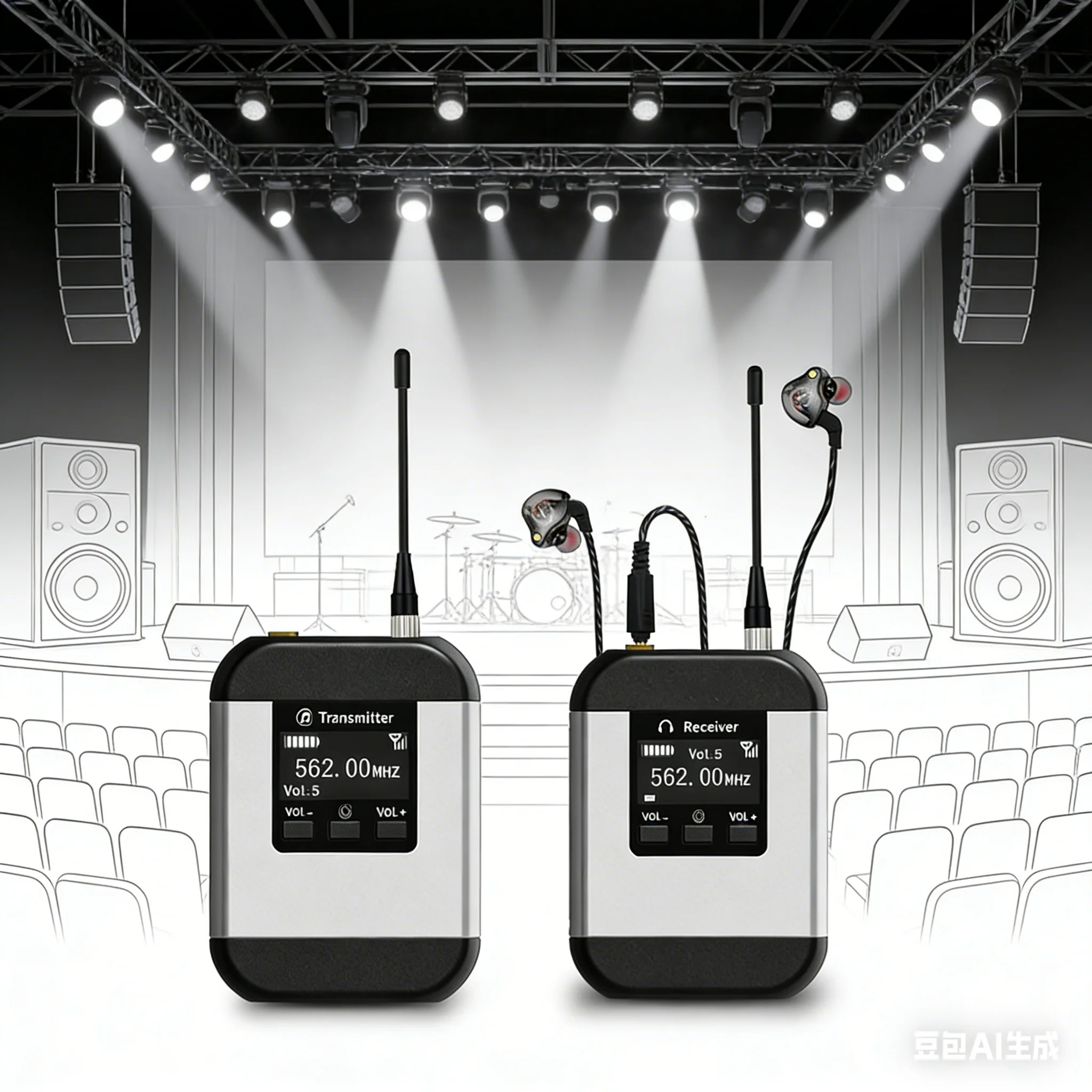 Audio & Music Xbox - Sistema di monitoraggio in-ear wireless UHF