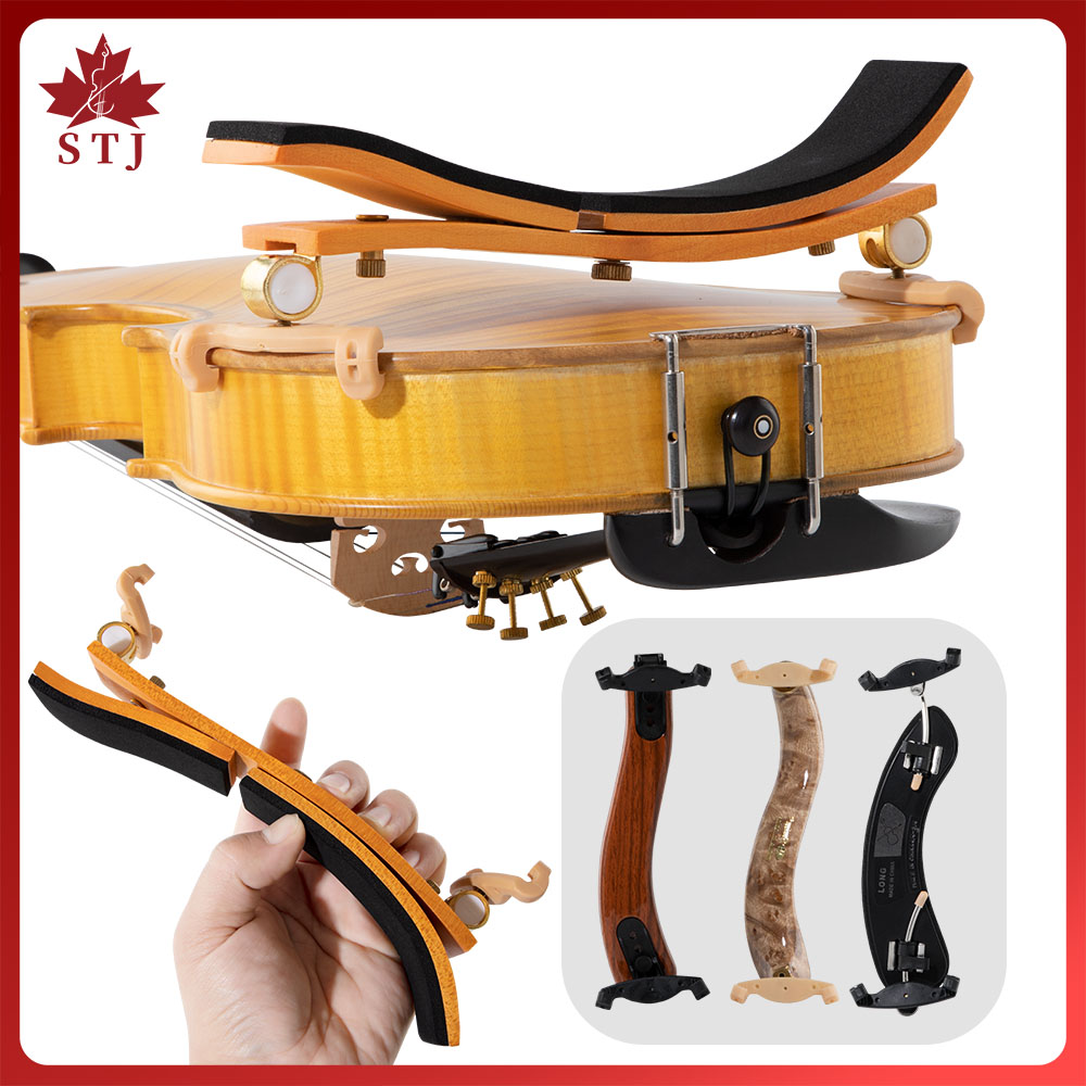 Violin Shoulder Rest - Poggiaspalla imbottito per violino regolabile 4/4