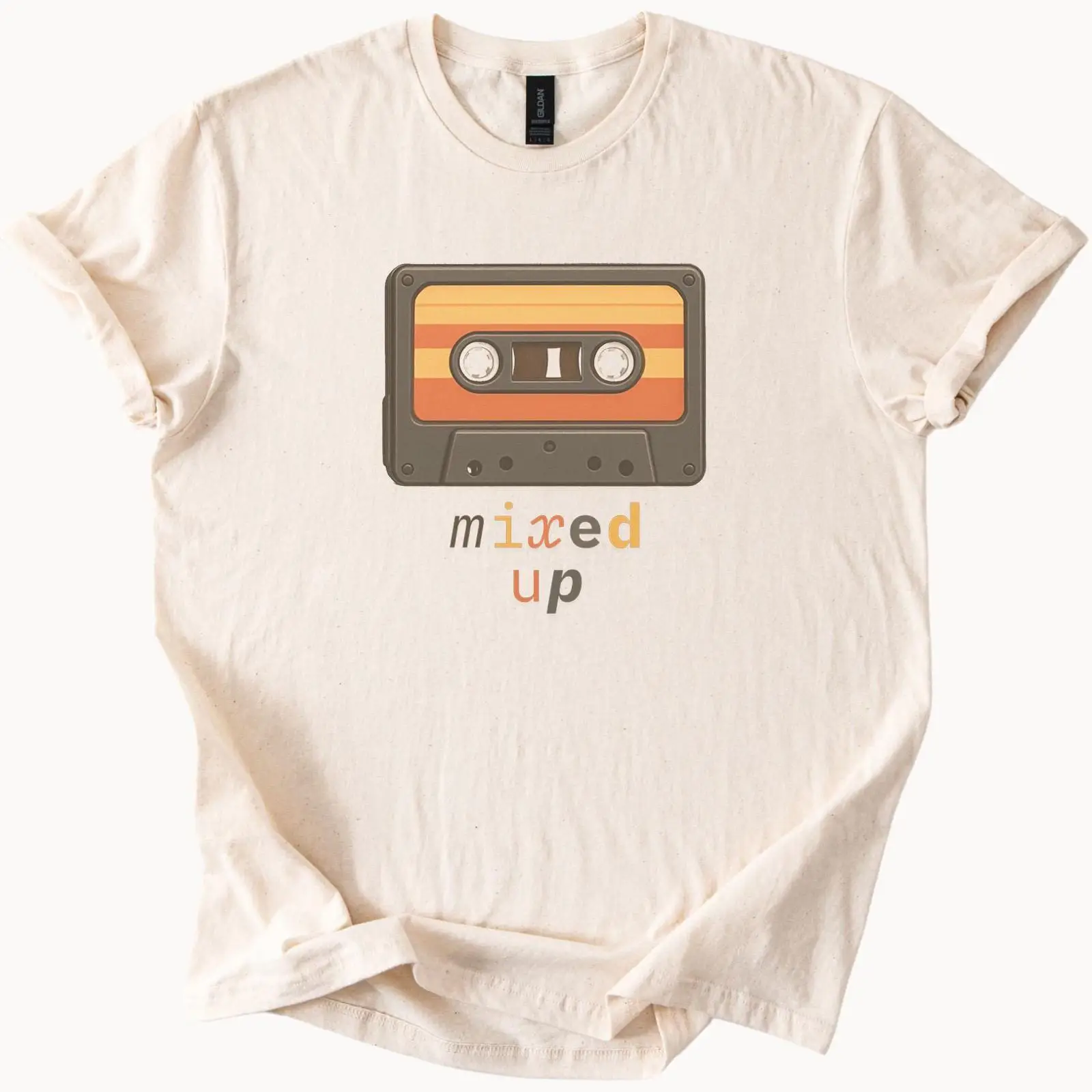 T-shirt con stampa 'Cassette T - Audio Vibes Music recensione e prezzo