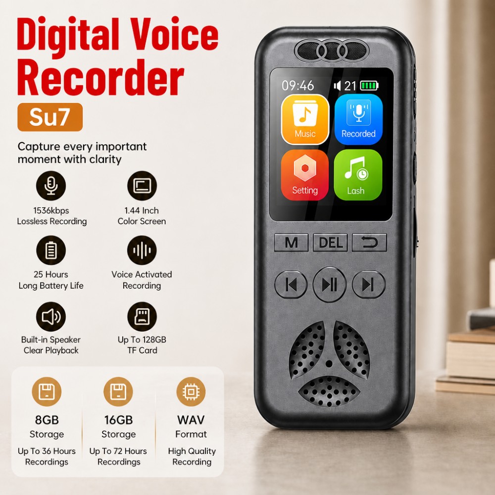 Registratore Vocale Digitale 1 - Audio Music File recensione e prezzo